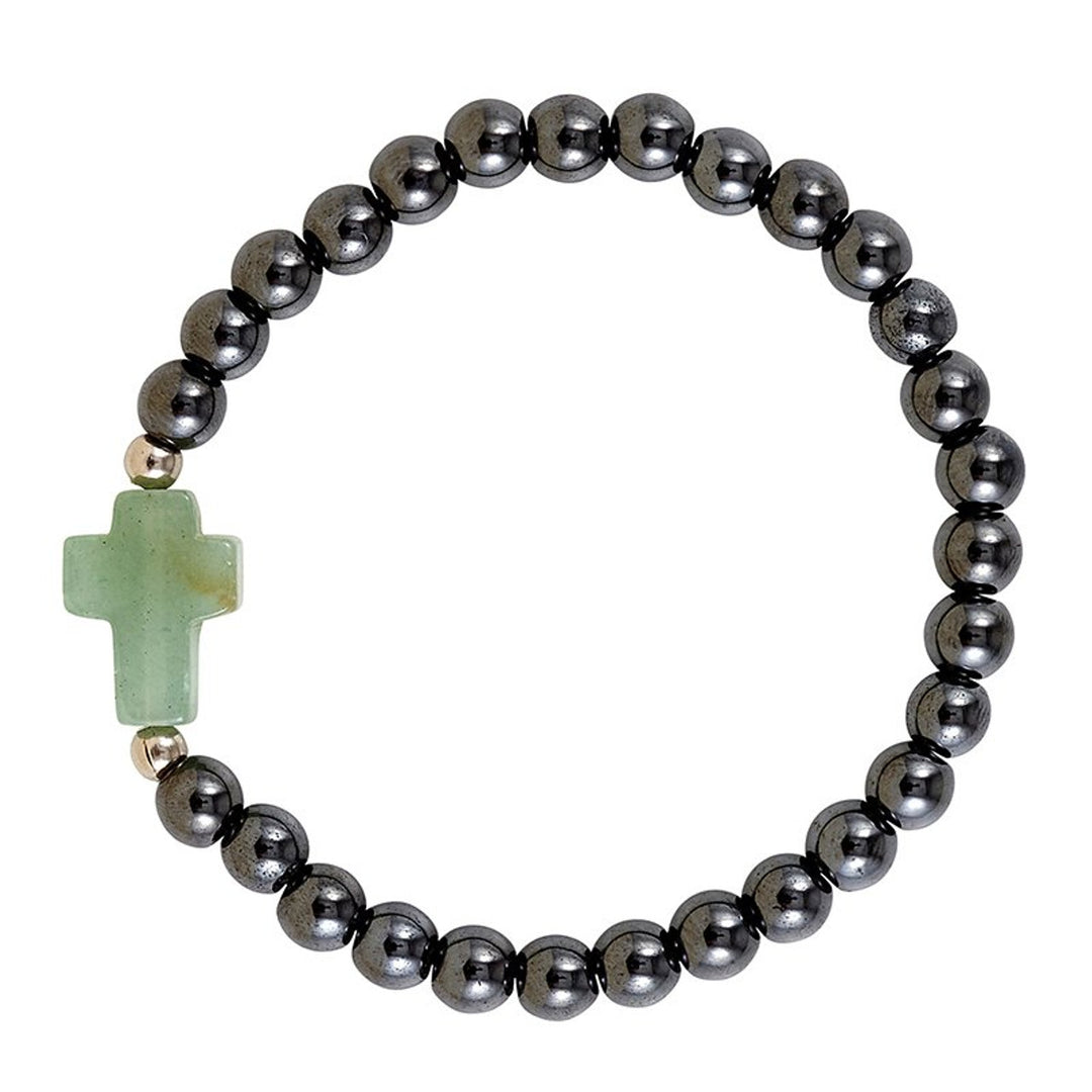 Hematite Cross Bracelets