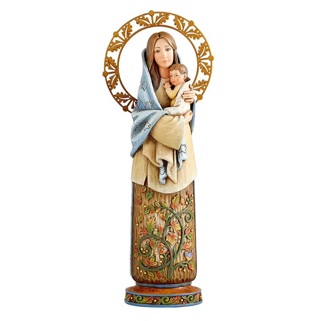 Madonna and Child Statue - Fall