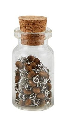 3mm Mini Rosary in a Bottle