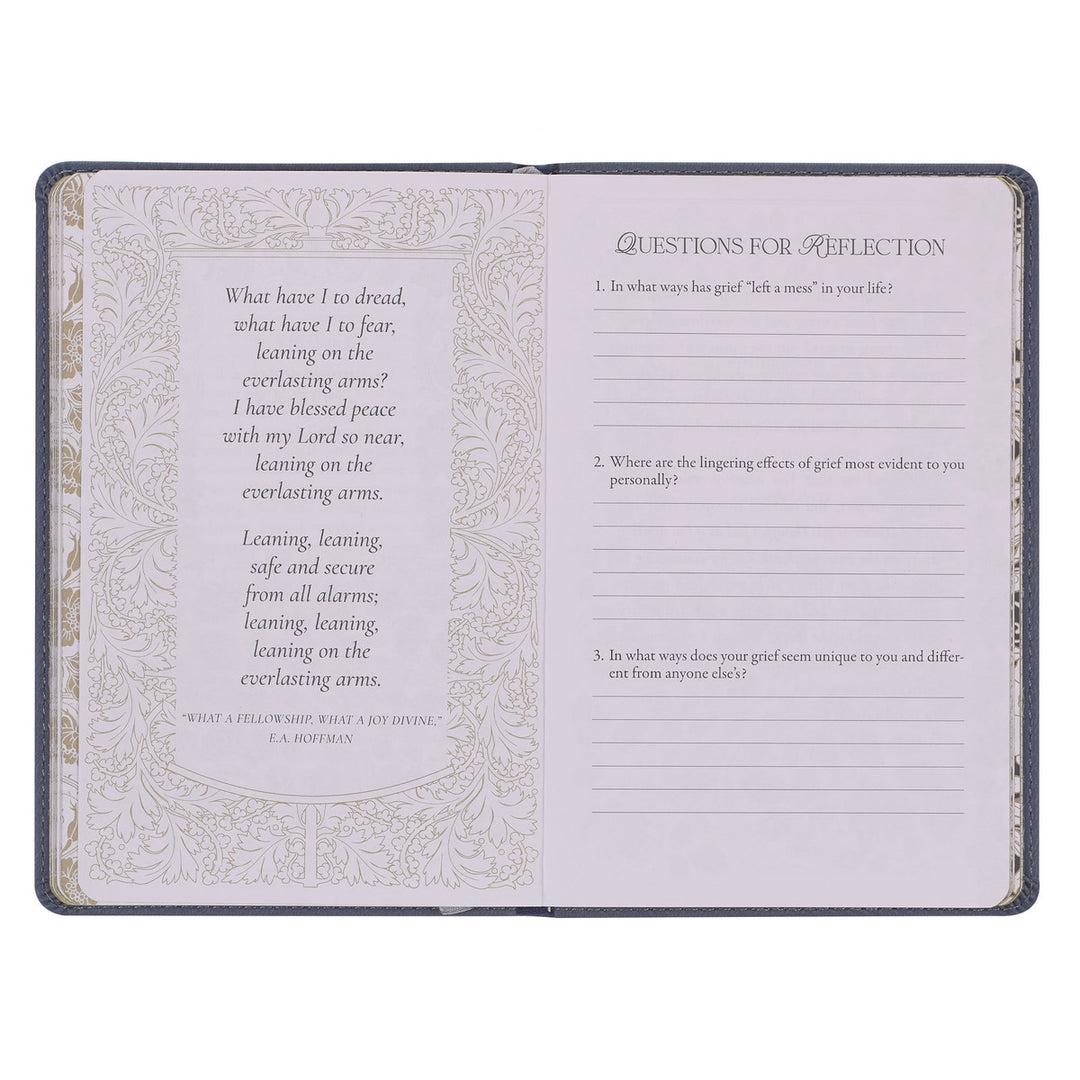 Letters to Grief Gray Faux Leather Gift Book