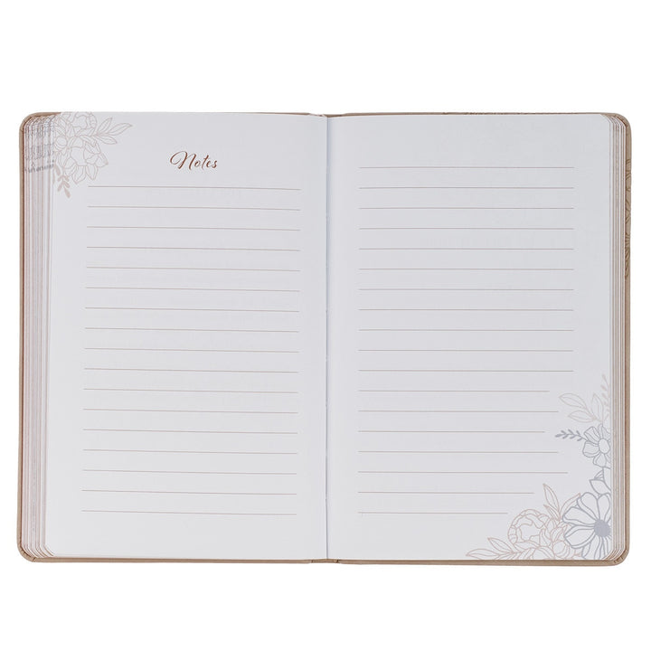 Precious in His Sight Taupe Faux Leather Gift Book