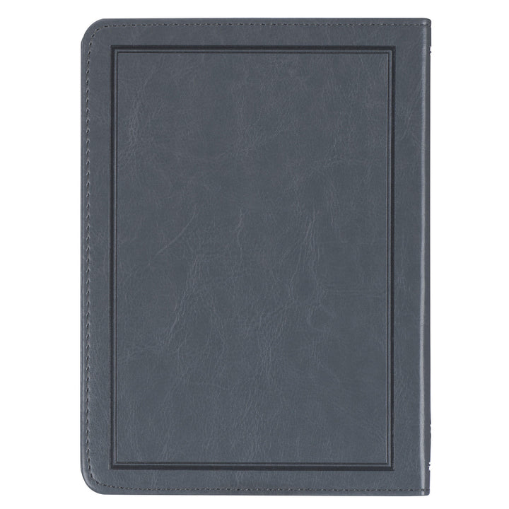 Legacy of Leaders Gray Faux Leather Devotional