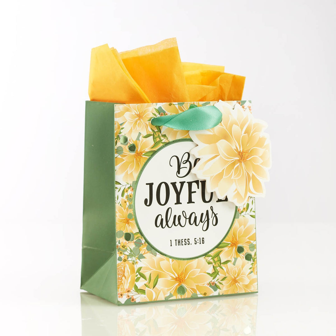 Be Joyful Always Extra Small Gift Bag – 1 Thessalonians 5:16