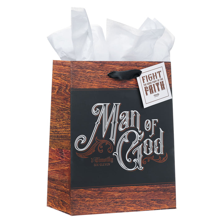 Man of God Medium Gift Bag - 1 Timothy 6:11