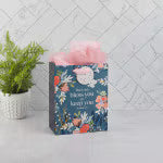 The Lord Bless You Teal Medium Gift Bag - Numbers 6:24