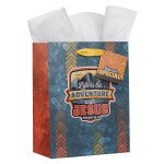 Adventure with Jesus Blue Trail Medium Gift Bag - Psalm 16:11