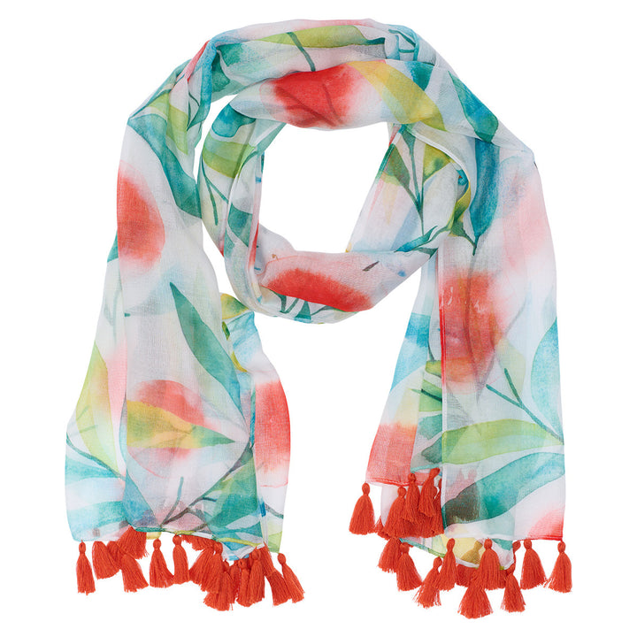 Hope Anchors The Soul Orange Blossoms Scarf