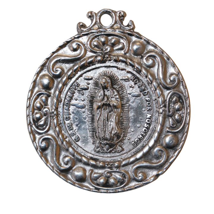 Our Lady of Guadalupe and St. Jude Pewter Medal