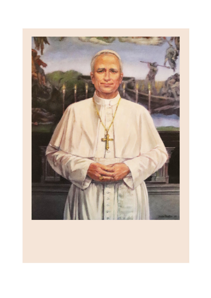 5"x7" Pope Leo XIV Greeting Card - Artist Juan Bastos
