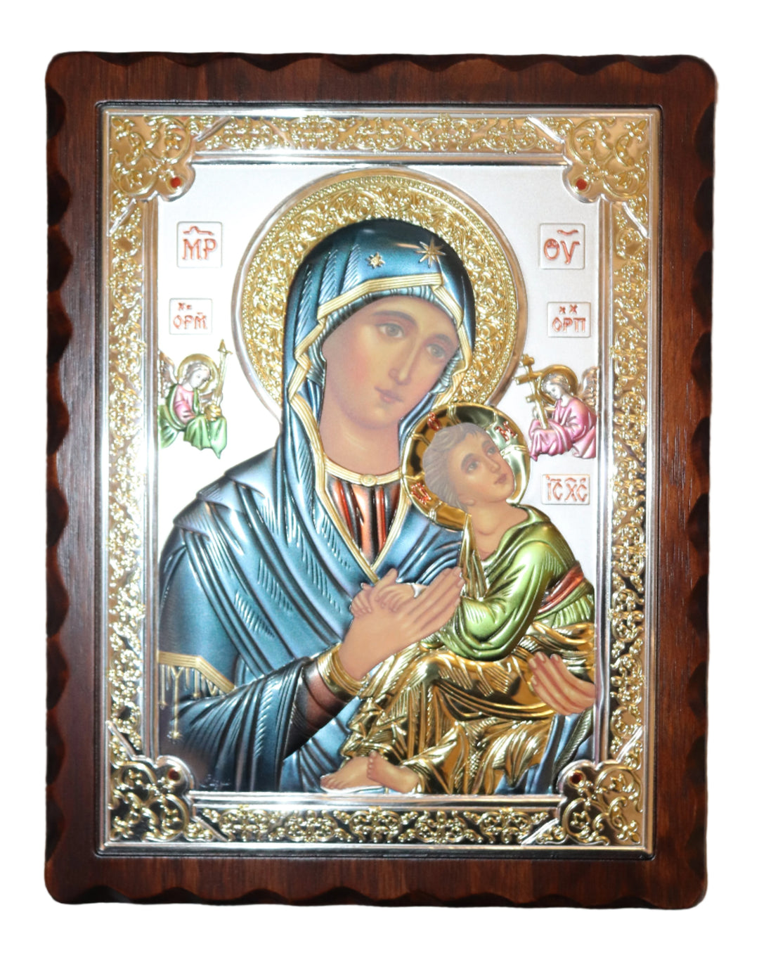 Our Lady of Perpetual Help Sterling Silver 9X11"