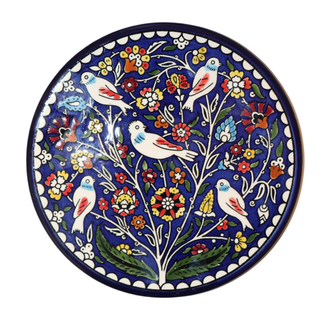 Ceramic Tree and Birds Plate
