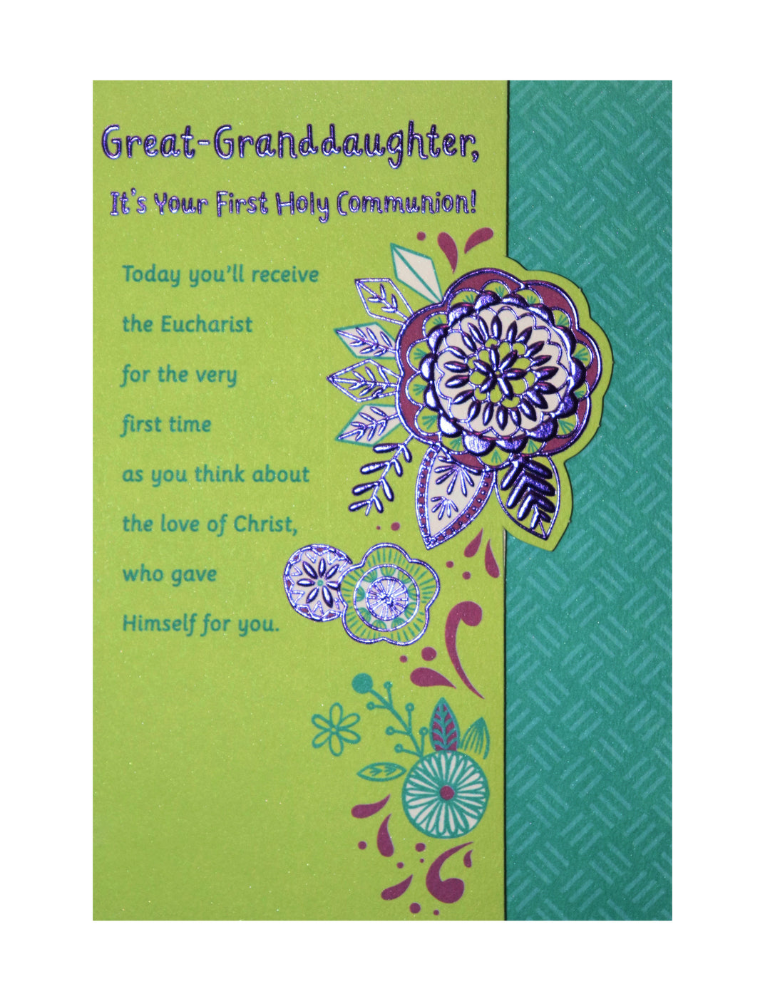 Great Granddaughter, It’s Your First Holy Communion! Card