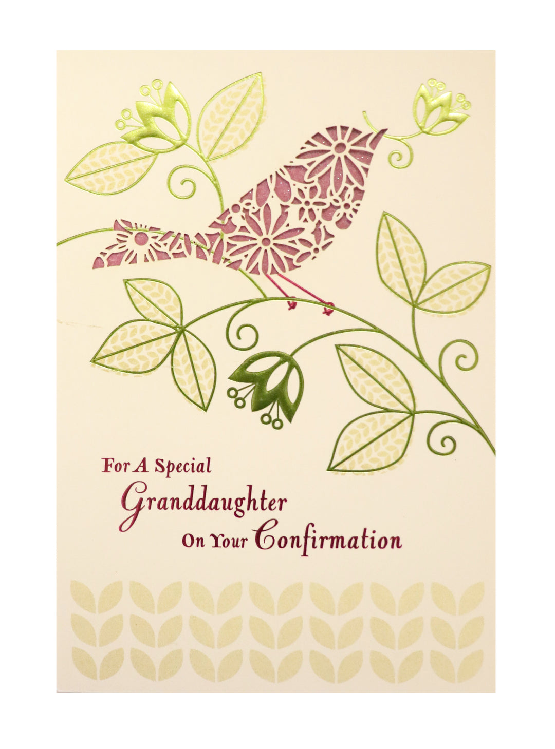 For A Special Granddaughter Confirmation Card