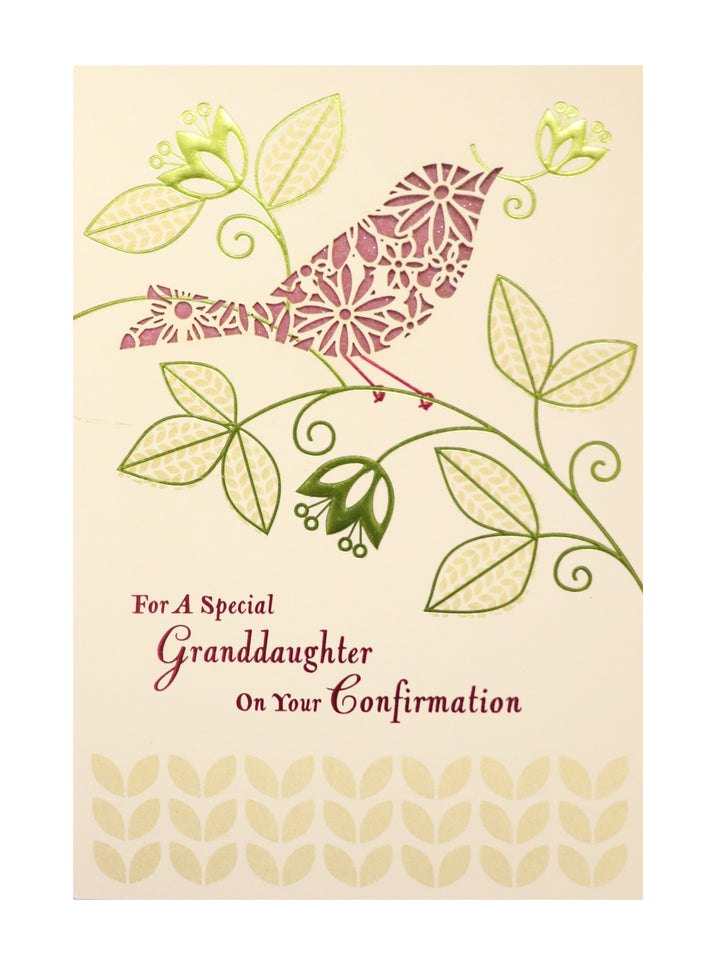 For A Special Granddaughter Confirmation Card