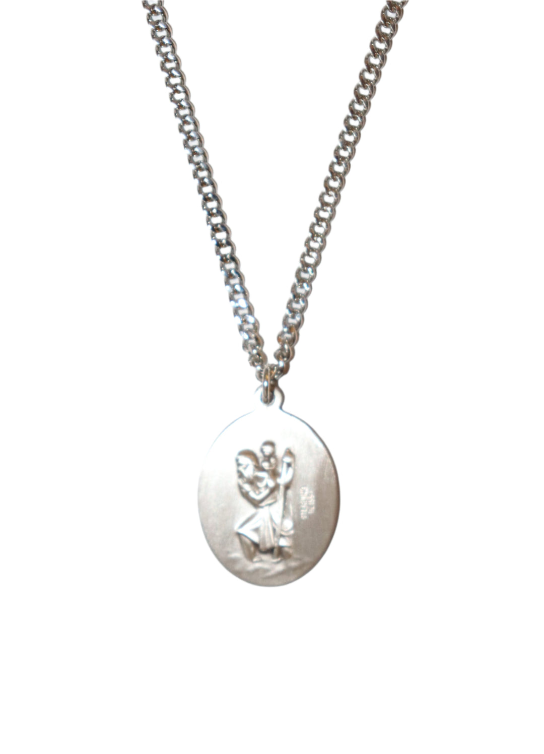 Sterling Silver St. Christopher Swimming Medal