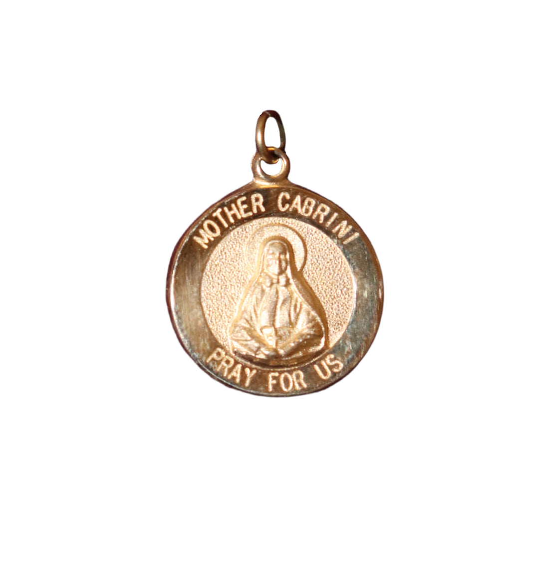 14kt Mother Cabrini Medal