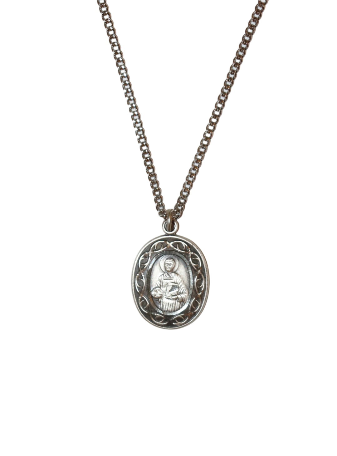 St. Stephen Medal Pendant with Chain