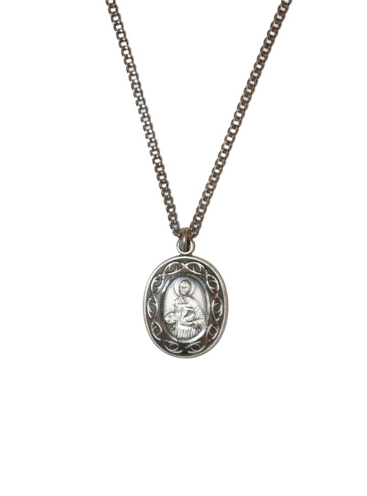 St. Stephen Medal Pendant with Chain