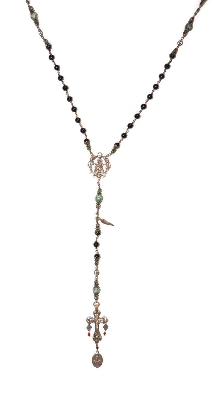Black Onyx Heirloom Rosary