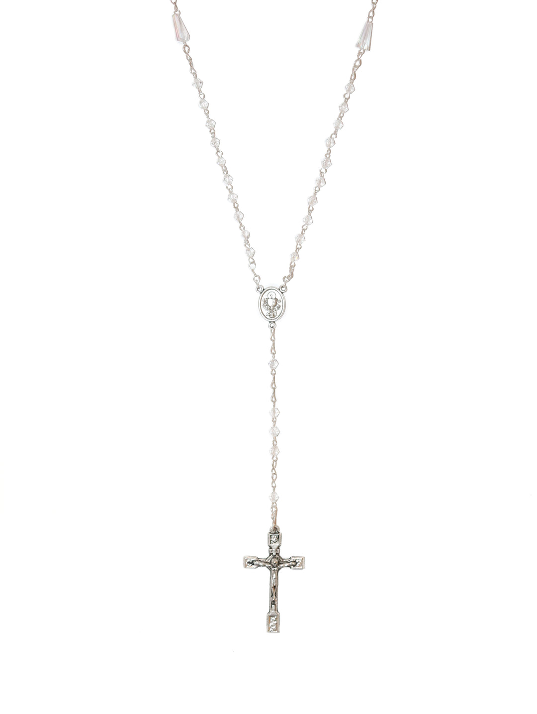 4mm Clear Crystal First Communion Rosary