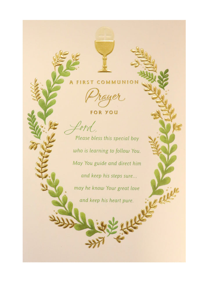 A First Communion Prayer For You Card