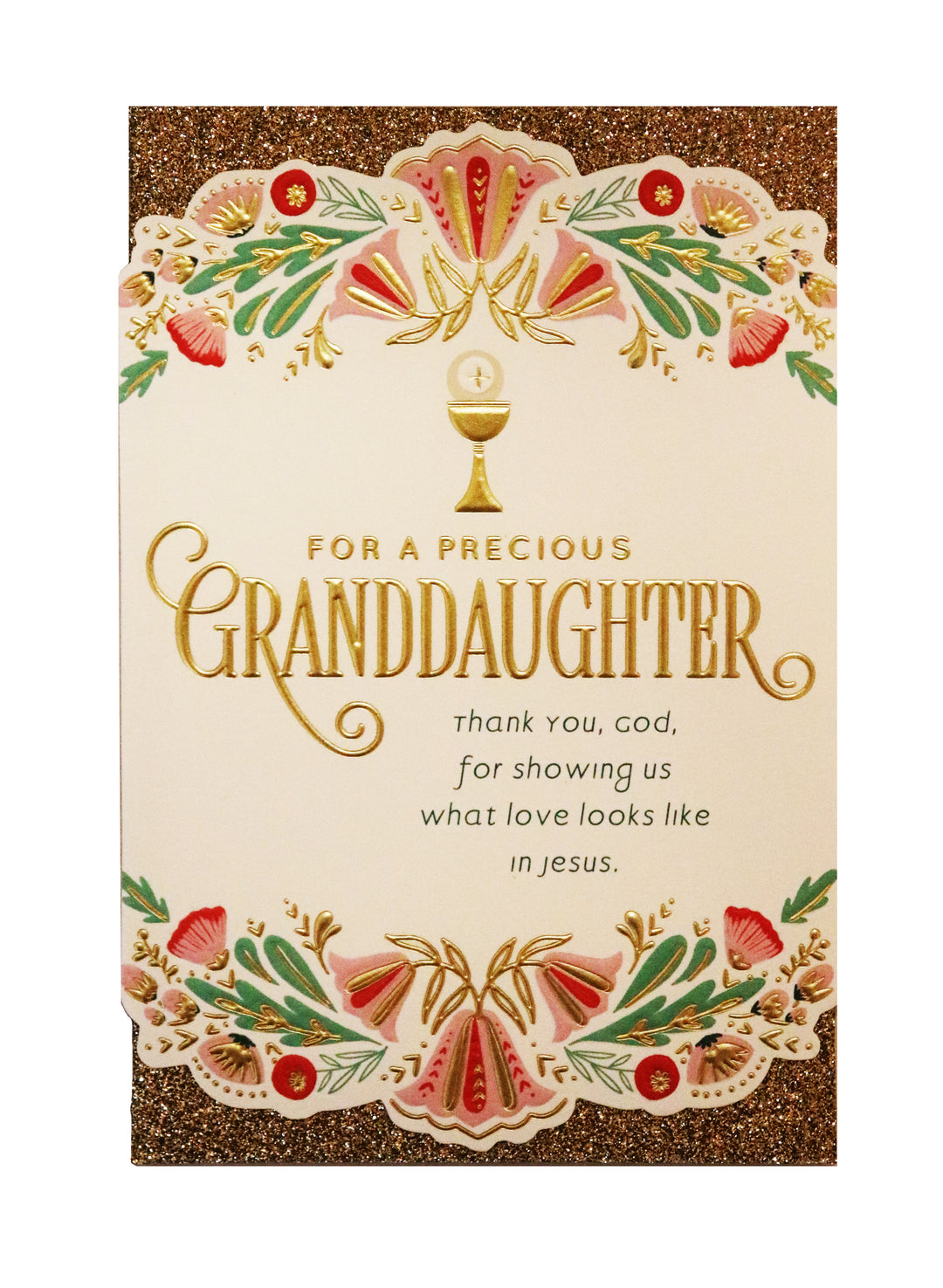 For a Precious Granddaughter - First Communion Card