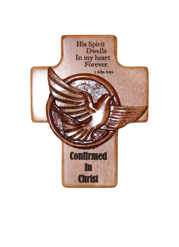 Confirmation Keepsake Box with Red Glass Rosary