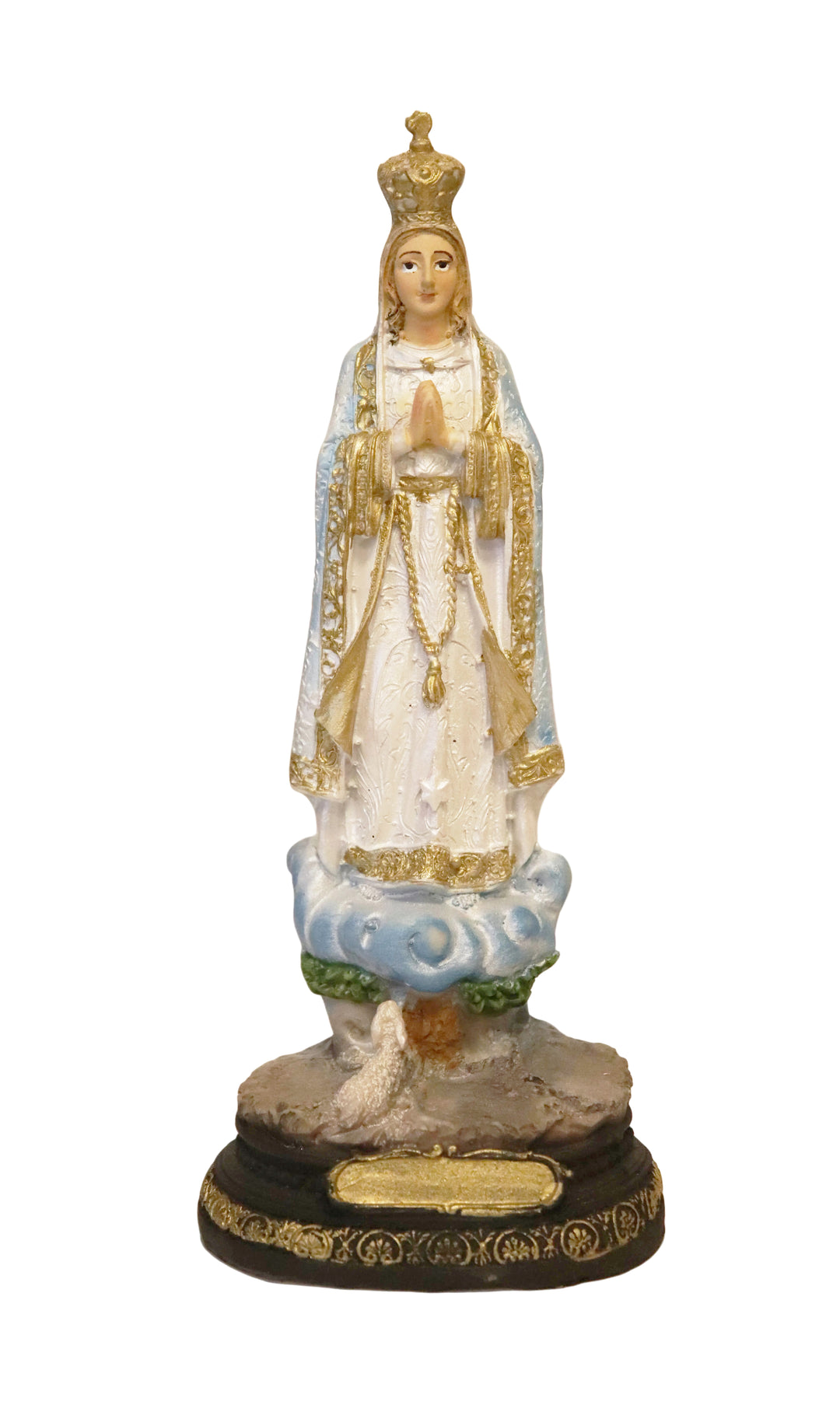 8.5" Hand-Painted Our Lady of Fatima Statue