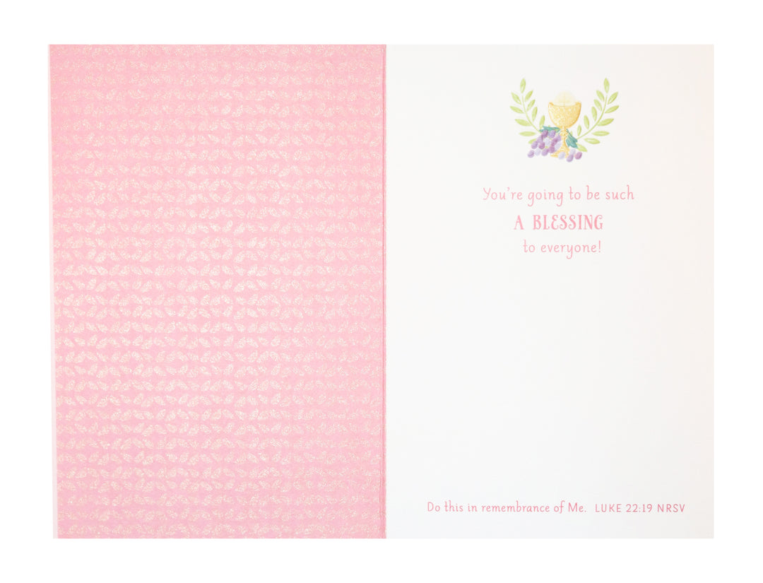 For A Special Girl On Your First Communion Card