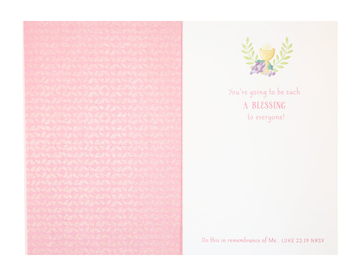 For A Special Girl On Your First Communion Card