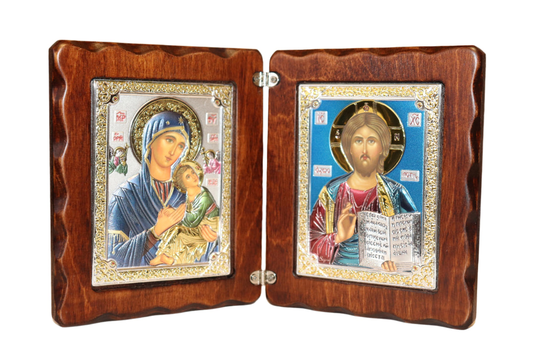Diptych Perpetual Help Teacher Colour 10X6"
