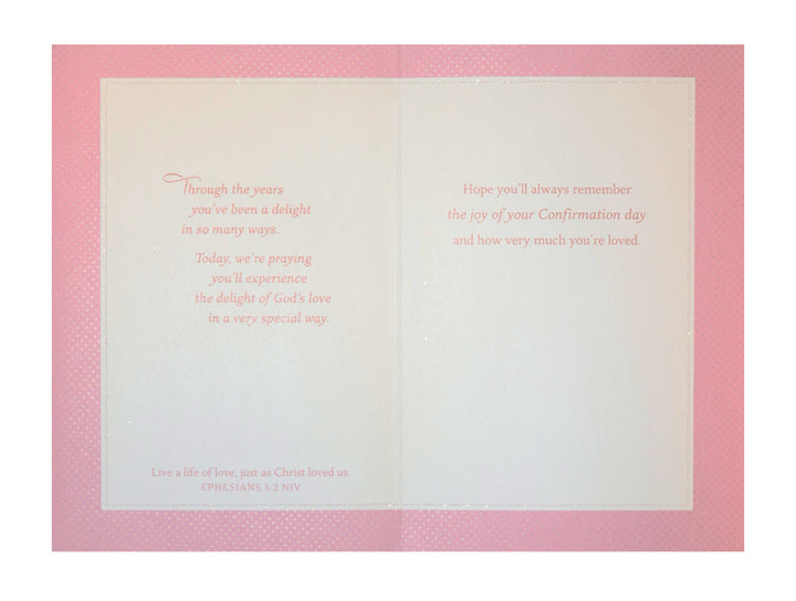 For A Precious Daughter - Confirmation Card