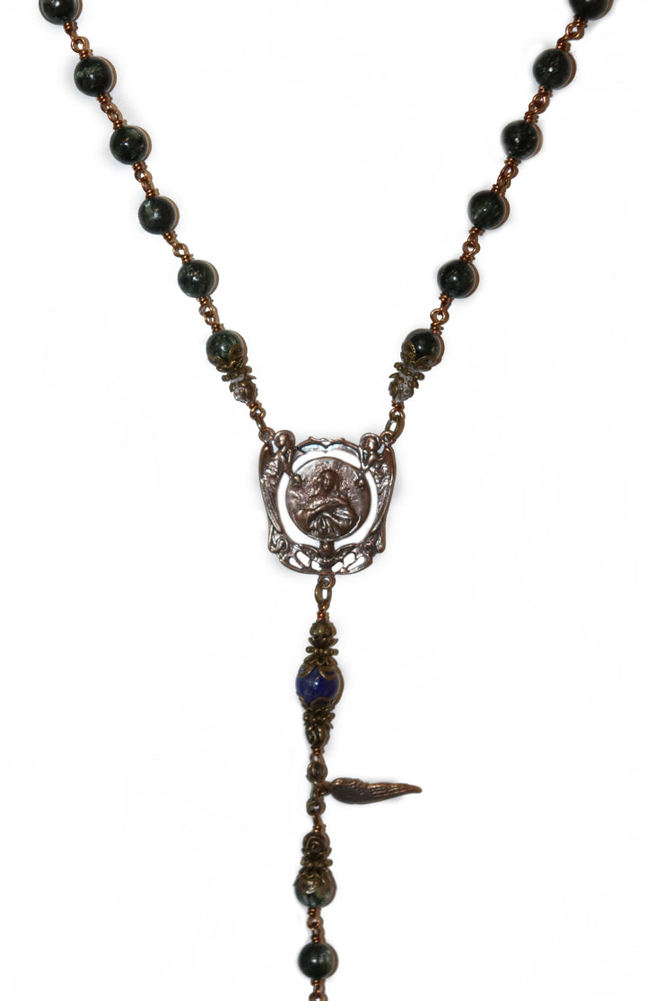 Seraphinite Heirloom Rosary
