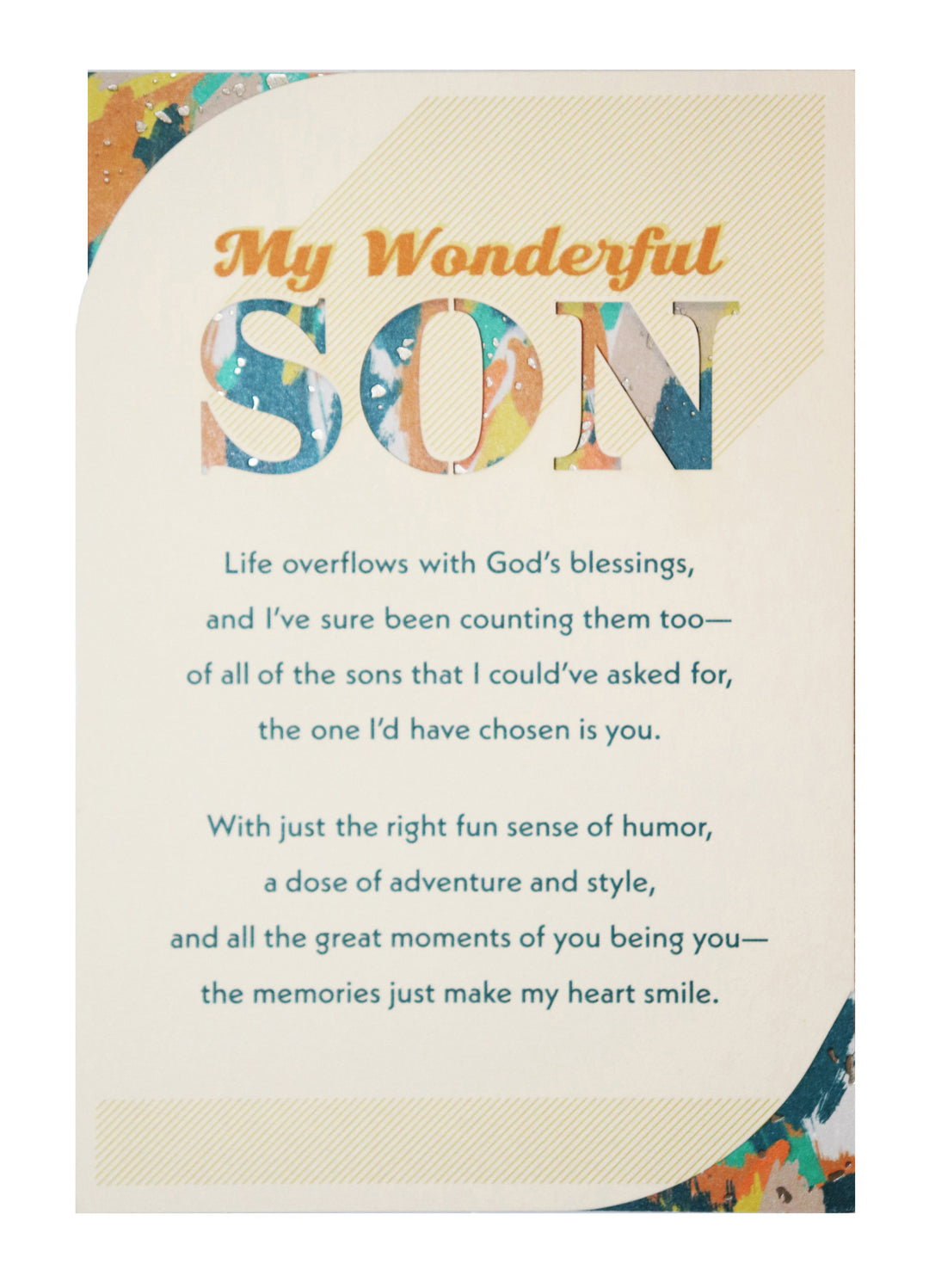 My Wonderful Son Life Overflows With God's Blessings