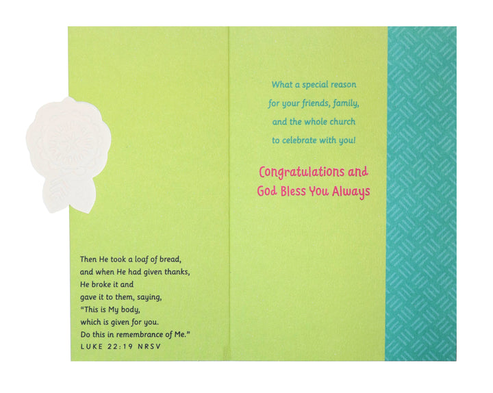 Great Granddaughter, It’s Your First Holy Communion! Card