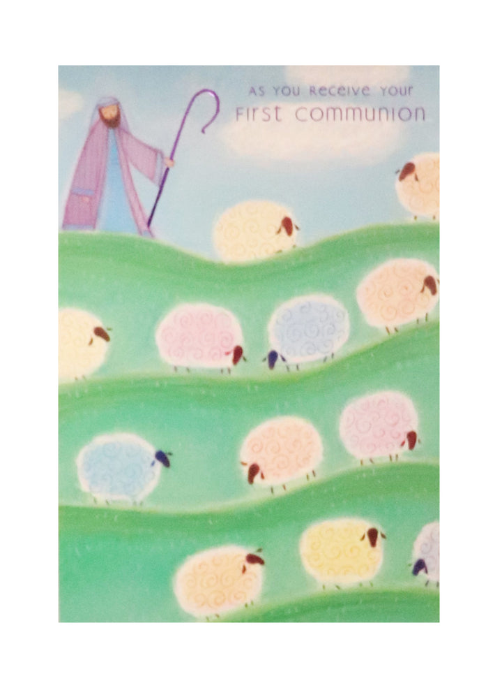 As You Receive Your First Communion - First Communion Card