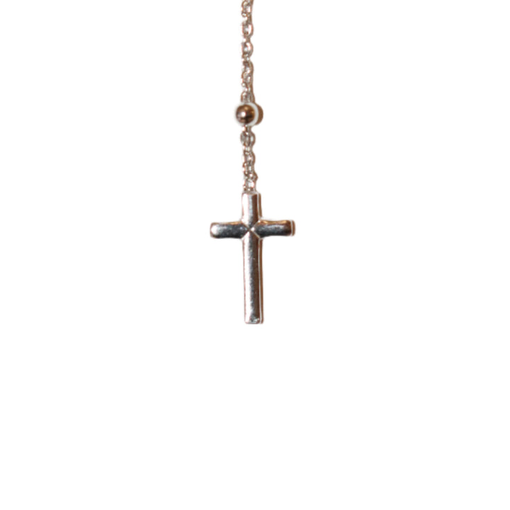 Sterling Silver 2MM Our Lady of Guadalupe Rosary Necklace