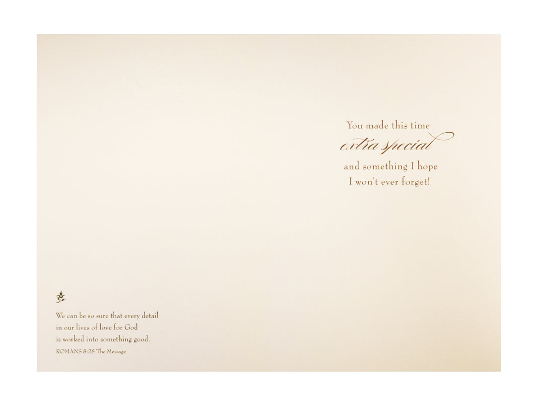 Thank You Confirmation Card