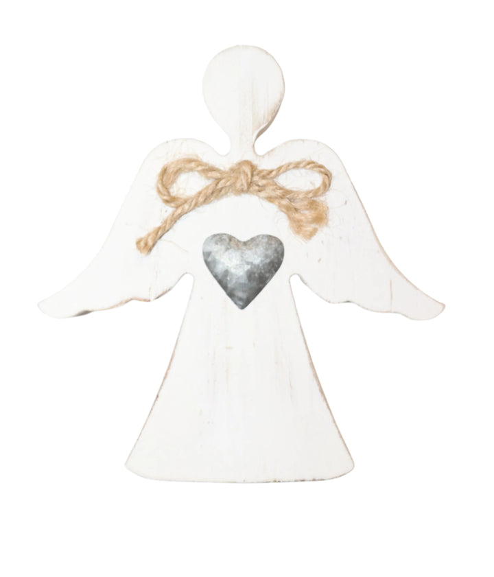 Painted Angel Heart Figure