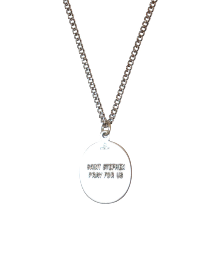 St. Stephen Medal Pendant with Chain