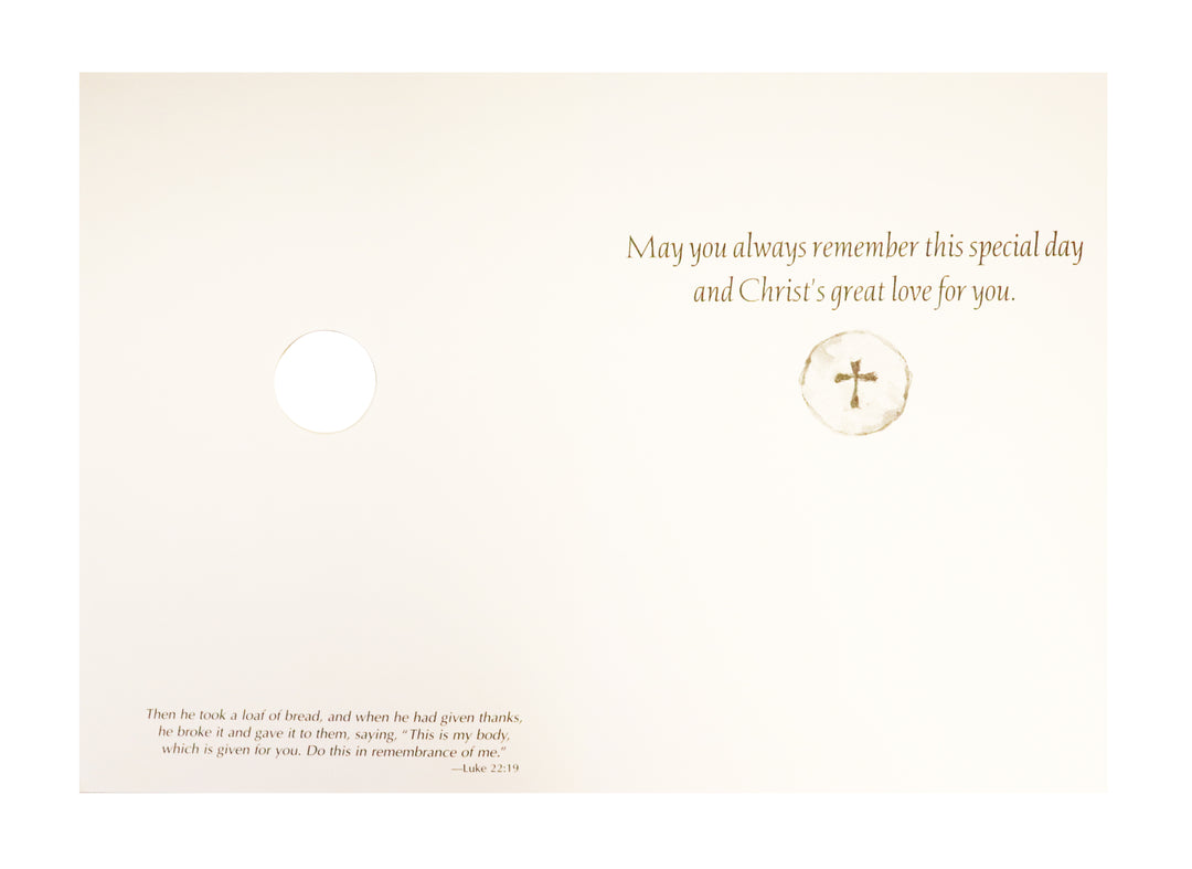 As You Celebrate Your First Communion - Greeting Card