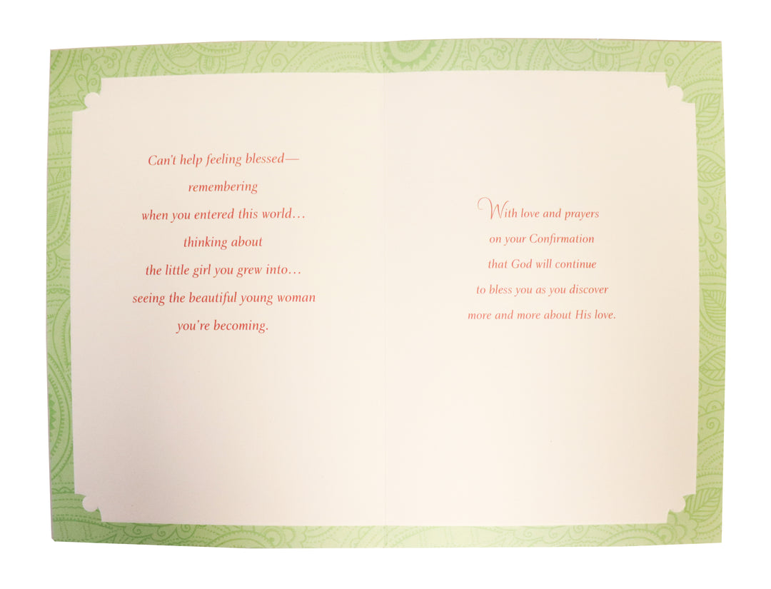 For a Special Niece - Confirmation Card