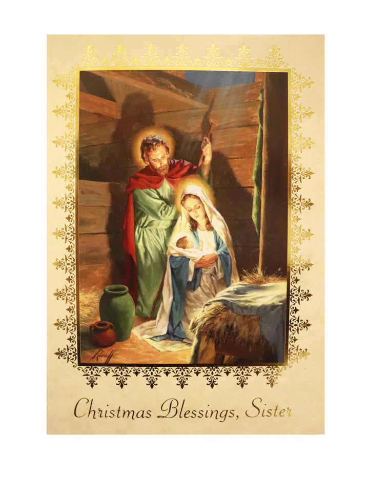 Christmas Blessings Sister