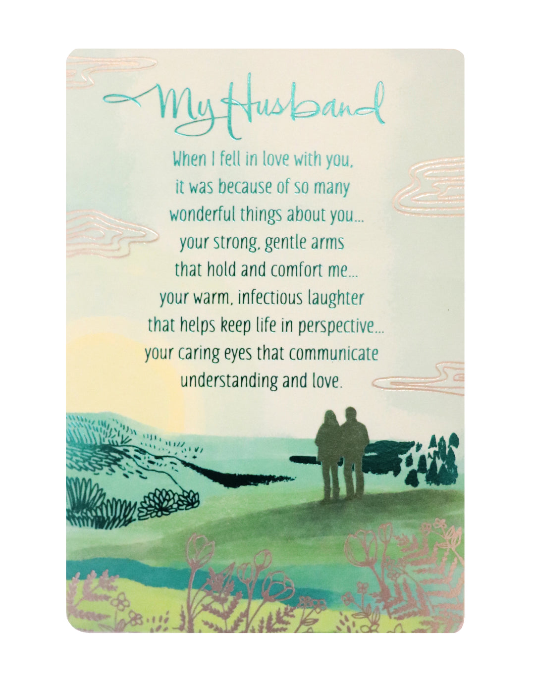 My Husband - Anniversary Greeting Card