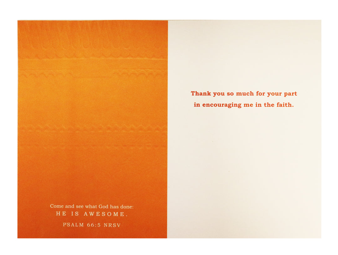 For My Confirmation Sponsor - Thank You Card