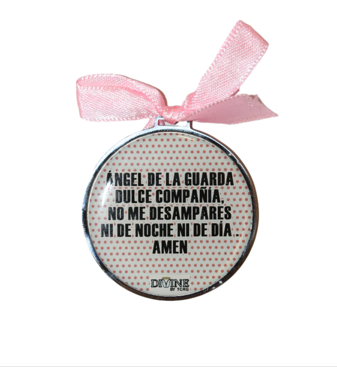 Girl's Guardian Crib Medal - Spanish