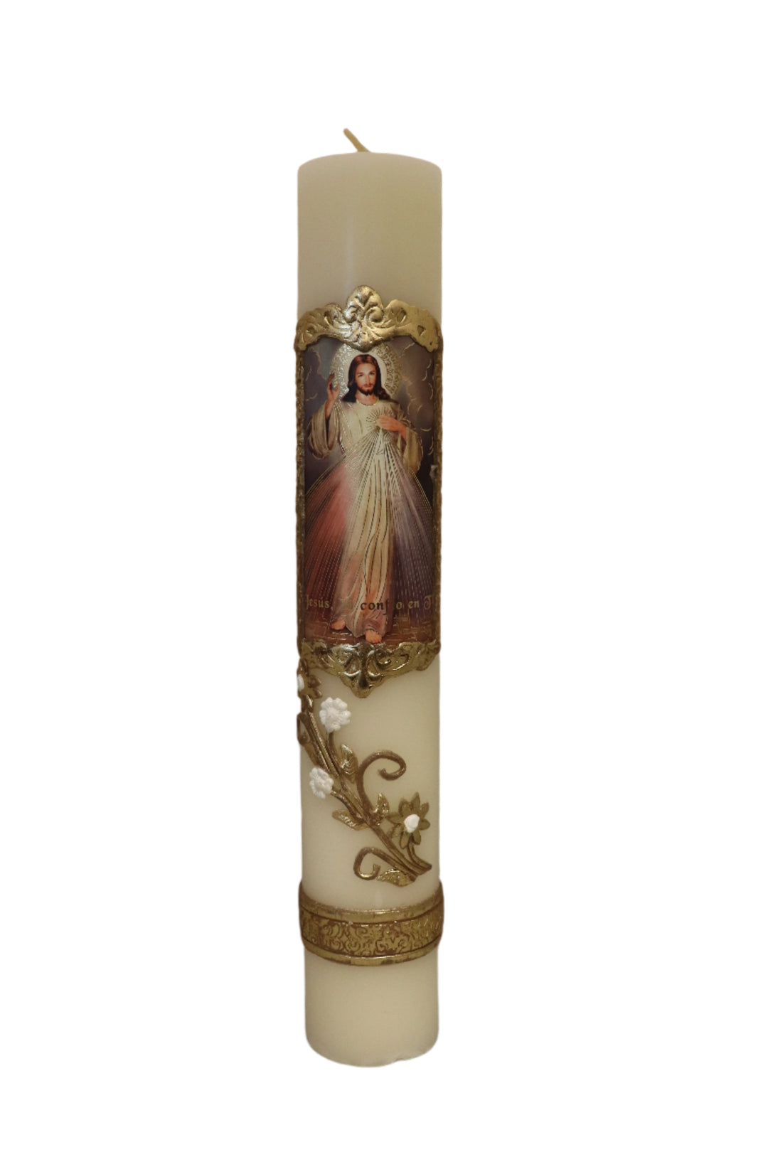 12"x1.5" Divine Mercy Decorative Candle