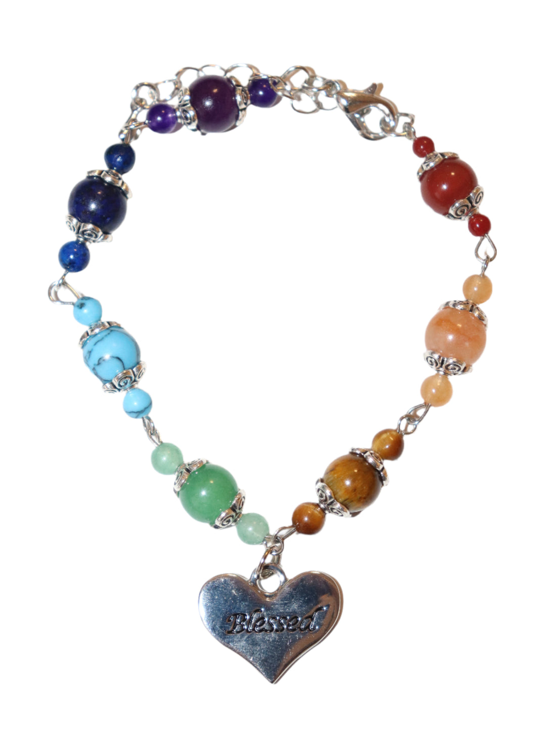 Multicolor Blessed Heart Bracelet