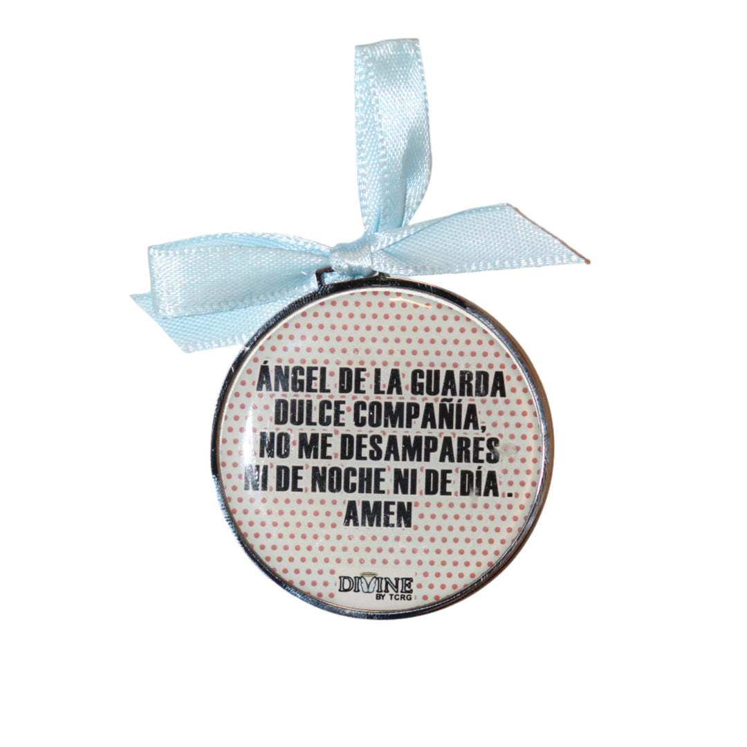 Boy's Guardian Crib Medal - Spanish
