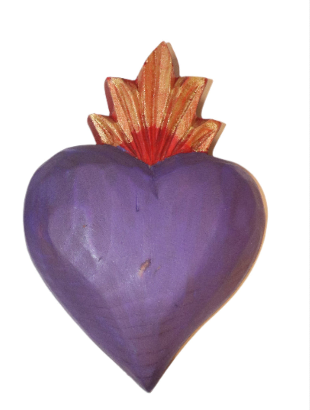 8" Wooden Sacred Heart Plaque